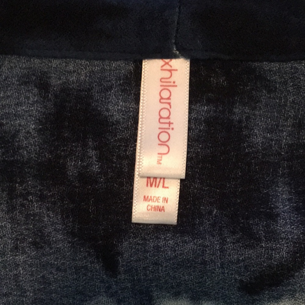 Xhilaration blue tie dye kimono cardigan - Picture 7 of 8